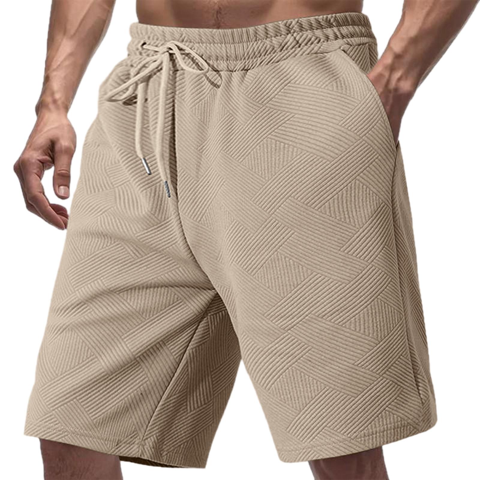 

Men’s Summer Lightweight Drawstring Athletic Shorts with Elastic Waistband and Side Pockets for Training Running Yoga XXXL хакі