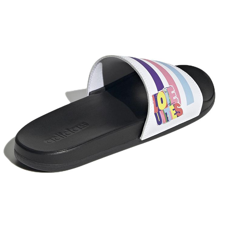 adidas Adilette Comfort Sandalen Cloud White Semi Turbo Pulse Amber Unisex Sneaker GZ4690