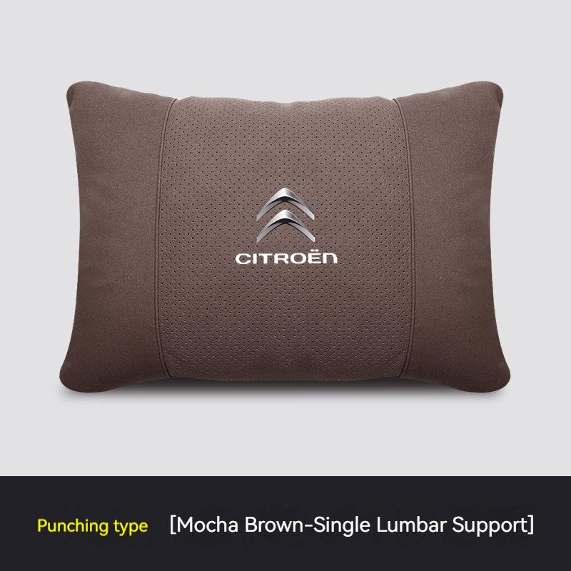 Car Headrest Cover Seat Head Rest Neck Pillow Protector For Citroen DS 3 C4 C3 C5 Aircross Berlingo Celysee Cactus Picasso Saxo