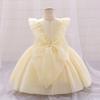 Kinder Baby Mädchen Kleidung Pailletten Großen Bogen Baby Mädchen Kleid 1. Geburtstag Party Hochzeit Kleid Für Mädchen Palast Prinzessin Kleider