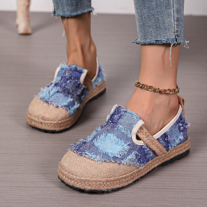 Women's Hemp Rope Bottom Ethnic Style LazyCasual Single Shoes