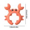 1PC Crab Shaped Silicone Kitchenware Sets Spill-Proof Spoon and Pot Lid Rack Multifunctional Spatula Shelves Kitchen Gadgets