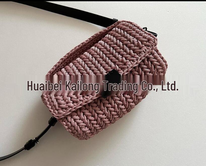 4mm Cotton-Polyester Crochet Cord for DIY Hand-Knitted Bags and Weaving