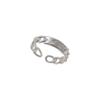 Sleek and elegant open ring for women, featuring a niche design and fashionable ins style, perfect for an internet celebrity index finger statement.
