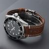 Vintage Cowhide Watch Strap Breathable Leather Watch Band 18mm 19mm 20mm 21mm 22mm 24mm Quick Relase Butterfly Buckle Bracelet
