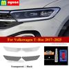 For Volkswagen T-Roc 2017-2025 Car Headlight Protective Car Film Headlamp Transparent Black TPU Exterior Sticker Car Accessories