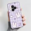 New Soft Black Casing For TCL NxtPaper 60 Ultra Green Cartoon Rabbit Pattern Shockproof Cover For TCL Ion X/TCL Ion V Case