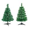 Artificial Christmas Pine Tree Holiday Decoration Metal Stand for Indoor Outdoor