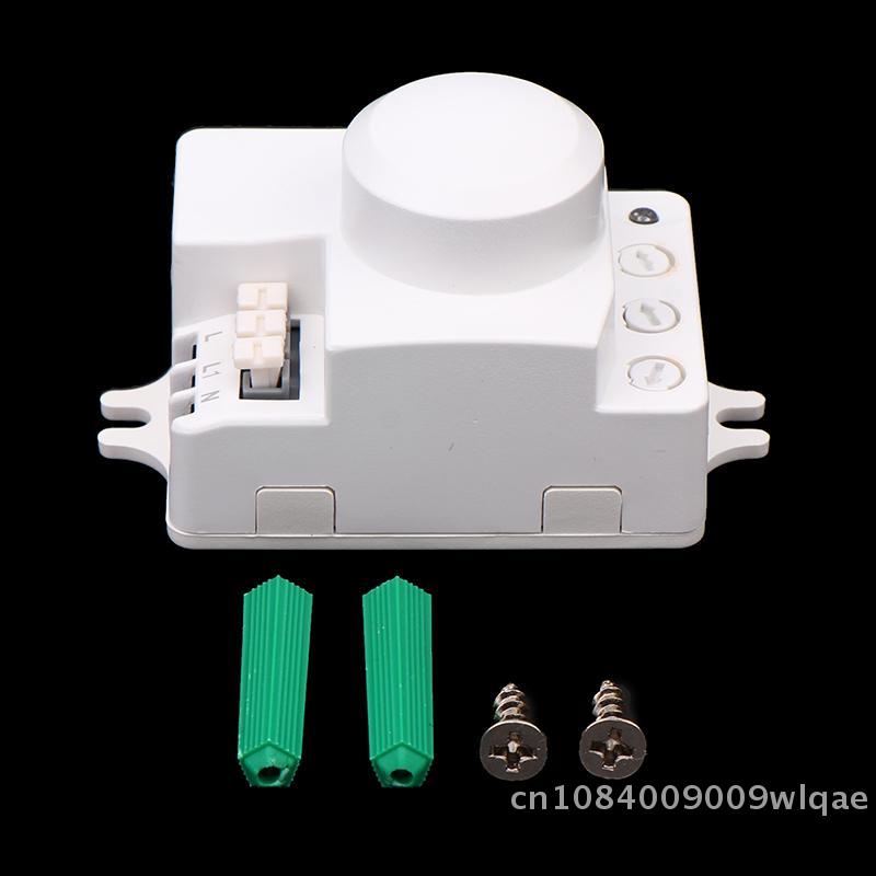  | 5.8GHz Microwave Motion Sensor Switch 220V AC Human Presence Detector Adjustable Radar Occupancy Sensor Module DIY