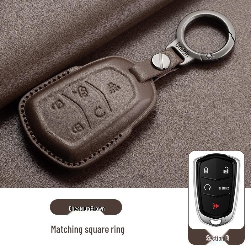 Cadillac Key Case for CT5, CT4, CT6, XT4, XT5, XT6 - Car Bag Buckle Shell