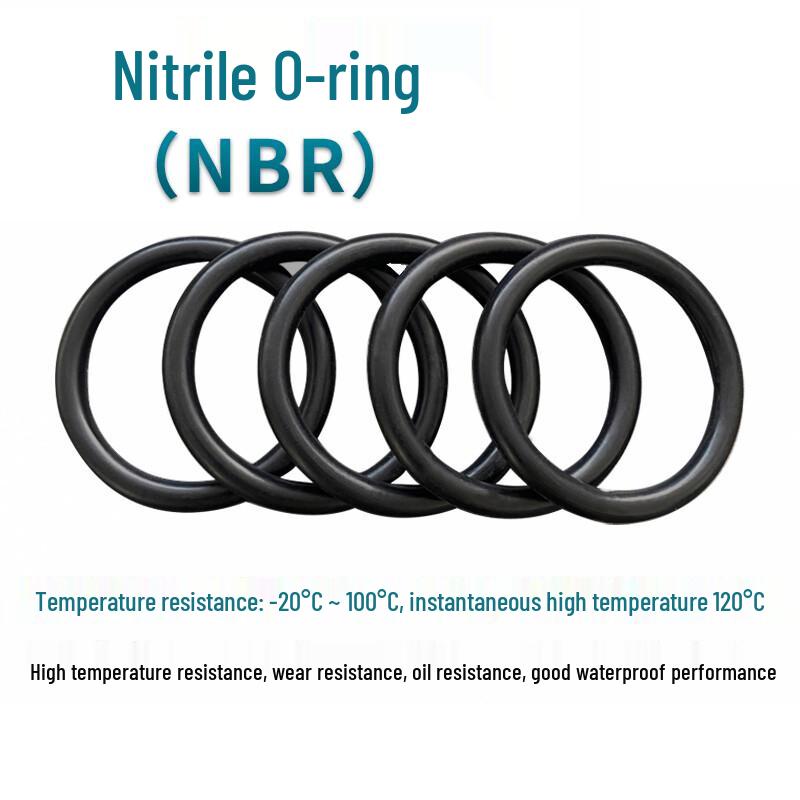 Black Nitrile Rubber O-Ring Seal