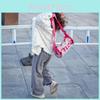 Stylish Kids Letter Pillow Bag Colorful Crossbody Bag For Trendy Outdoor Adventures