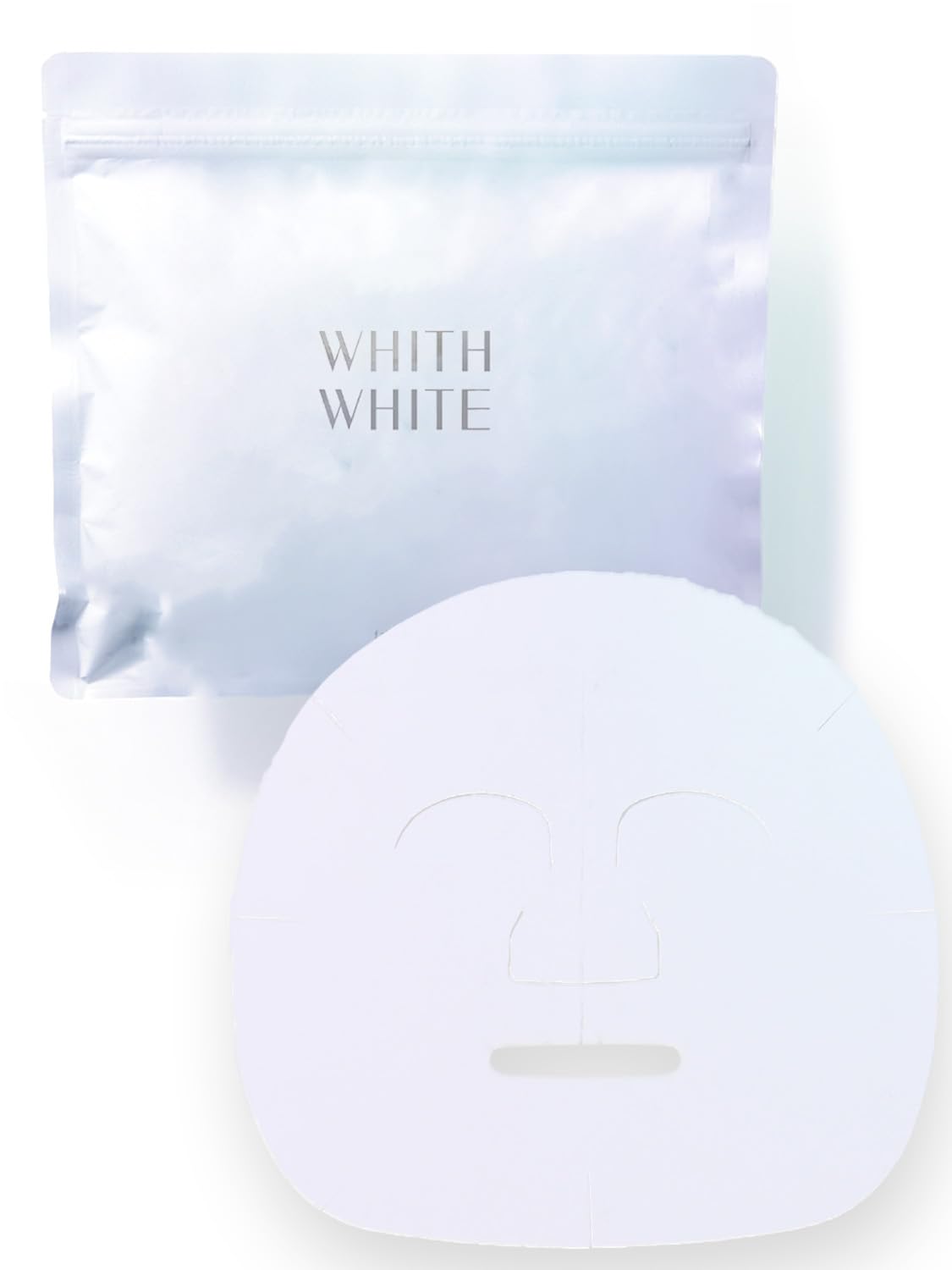 

Liquid x Large WHITH WHITE Whitening Face Mask for Pore Silky UV 30 Sheets 480ml Liquid Volume Face Mask Sheet Mask [Soaked Capacity] (Fiss White)