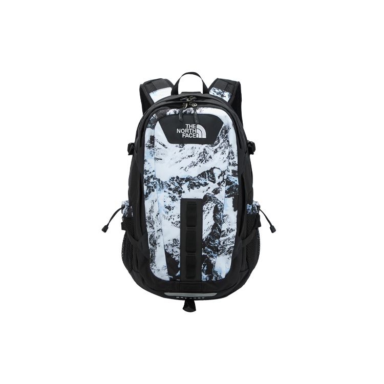 

The North Face 28L Large Capacity Snow Mountain Full Print Travel Backpack Unisex Backpack Black NM2DM52B Black