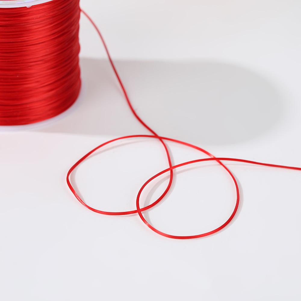 0,8 mm Elastisk Spandexsnöre, 50 m - Idealisk för DIY-armband, vävning och pärlbroderi