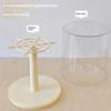 Labubu Pendant Display Box Rotating Transparent Labubu Doll Handmade Blind Box Storage Display Stand Decorative Ornaments