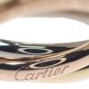 CARTIER  B4235149 #9(JP Size) ring K18 white gold/K18 yellow gold Women