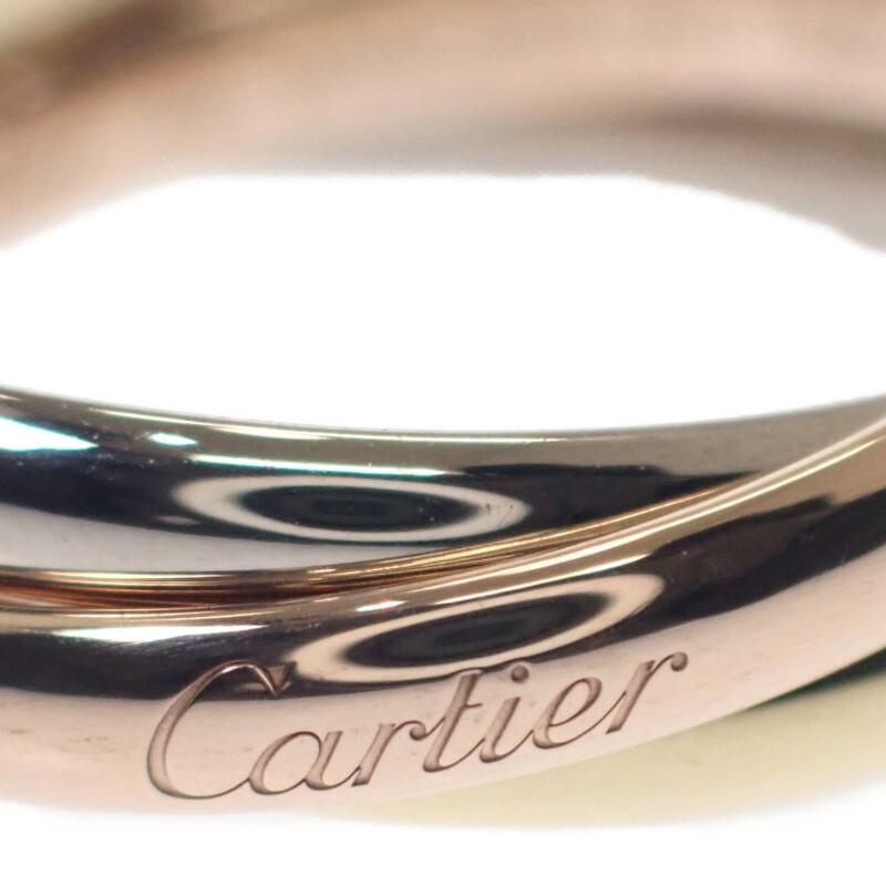 CARTIER  B4235149 #9(JP Size) ring K18 white gold/K18 yellow gold Women