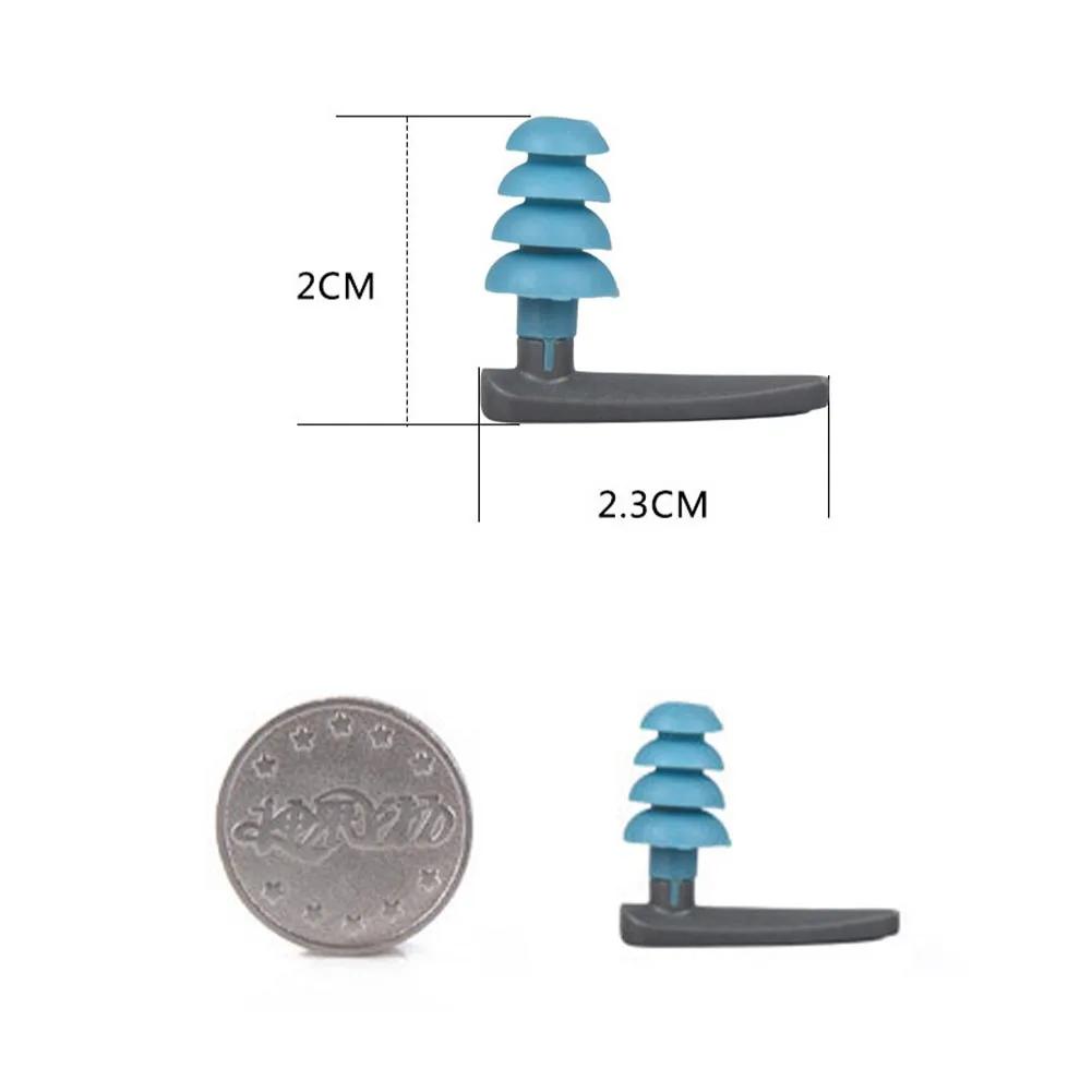 Professionelle Schwimmstöpsel Silikon Weiche Ohrstöpsel Flexibel Wasserdicht Gehörschutz für Bahnen Schwimmen Tauchen Baden