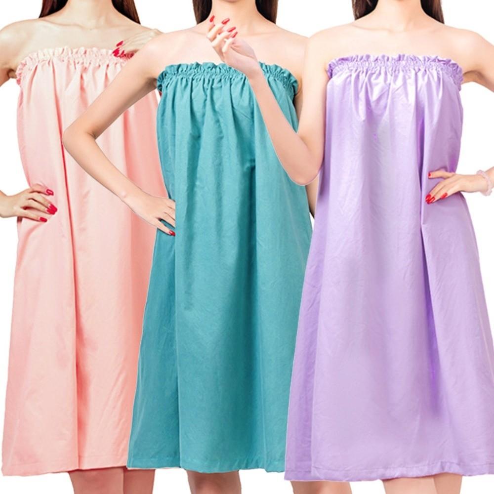 Machine Washable Flexible Bust Support Bath Skirt Strapless Wearable Shower Towel Soft Quick-Dry Sauna Towels Swimming Pool