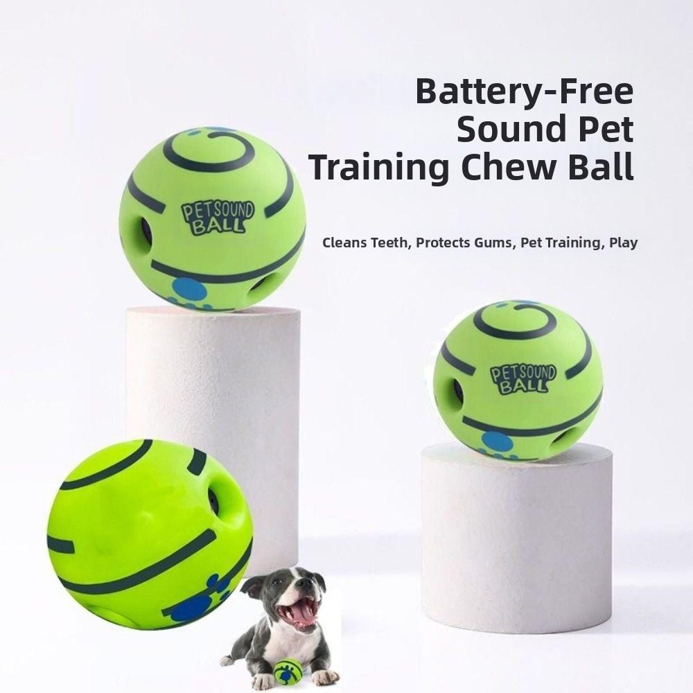 Pet Supplies Durable Dog Ball Interactive Bite-resistant Squeaky Dog Fun Sounds Wear-resistant Dog Molar Ball Relieve Boredom