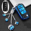 Qsvbk7 TPU Car Key Case Cover for Volkswagen VW Golf Bora Jetta Polo Golf Passat B8 for Skoda Octavia A5 A7 Fabia Seat Ibiza Leon