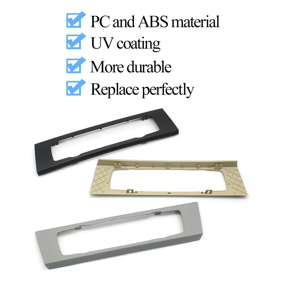 Car Center CD Console HVAC Trim Panel Air Conditioning Switch Decorative Cover Frame For BMW 3 Series E90 E91 E92 E93 2004-2012