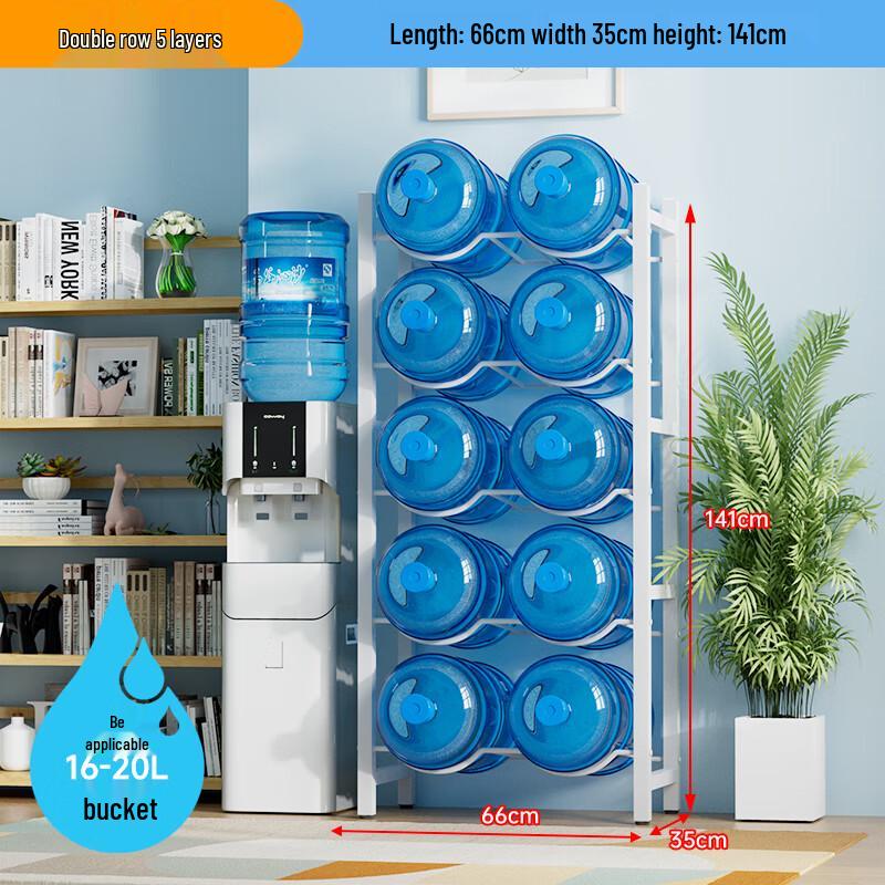 

Zhaoran Wooden 10-Bottle Water Cooler Storage Rack