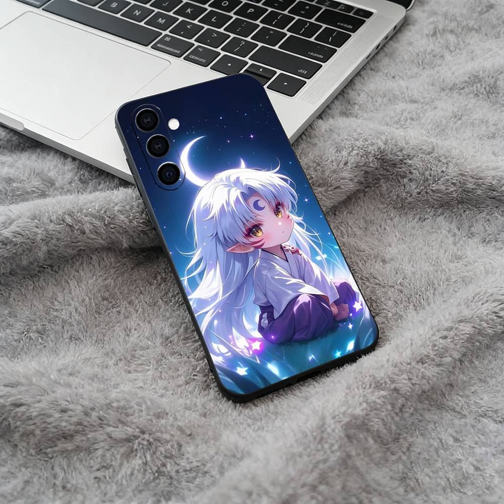 

Half-Demon -nuyasha Phone Case For Samsung Galaxy A73,A71 A72,A70,A53,A52,A51,Soft Silicone Black Cover Samsung a714g