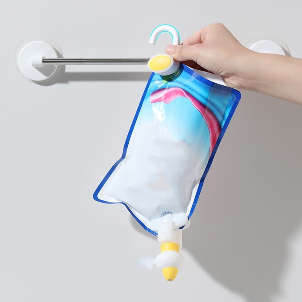 Upside Down Bagged Liquid Control Squeezer Japanese Style Shampoo Dispensing Pouch Squeezer  Travel