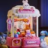 Mini Claw Game Machine Toys Children Coin Operated Play Game Diy Electric Clip Doll Arcade Machine Kids Birthday Christmas Gifts