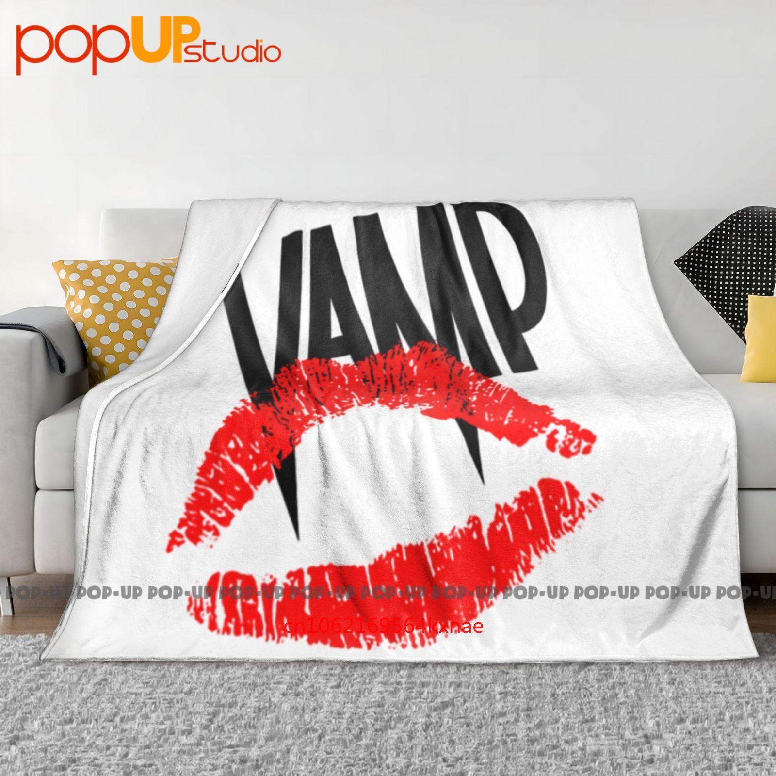 Vamp Movie Grace Jones Vampire Lips Fangs Ultra-Soft Blanket Quilt Winter Sofa Cover Bed Covers 30x40in
