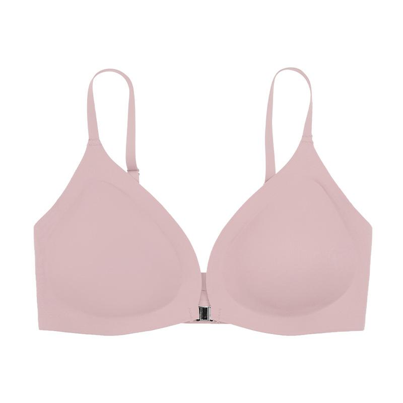 

Сексуальные бесшовные бюстгальтеры для женщин, нижнее белье пуш-ап, съемный мягкий бюстгальтер без косточек, цельный бюстгальтер с застежкой спереди, интимный S