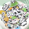 30Pcs Panda Stickers Laptop Scrapbook Decoration Graffiti Decals Skateboard Laptop Waterproof Sticker Diy Toys Decor Decals