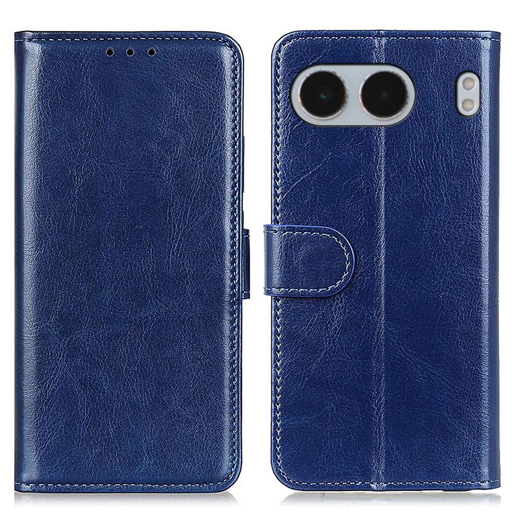 For OnePlus Nord 4 Case Crazy Horse Texture PU Leather Phone Stand Cover