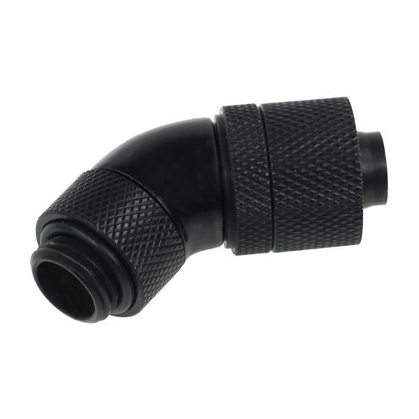 Alphacool 13-10 compression fitting 45° revolvable g1-4 - deep black