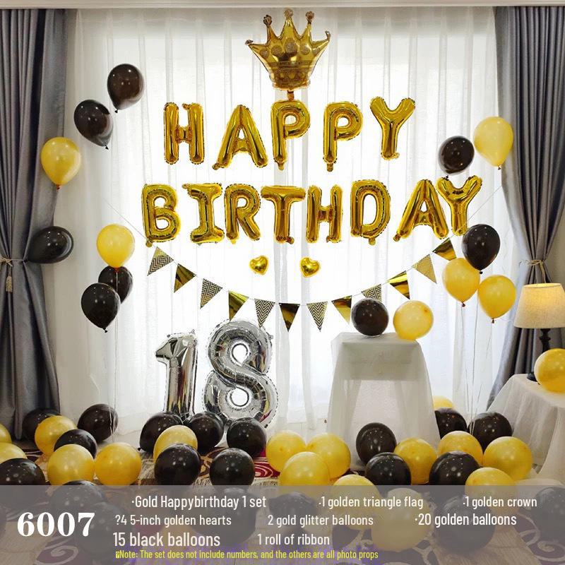 Set de baloane pentru ziua de naștere pentru adulți și copii - Decorațiuni cu desene animate