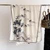 Eșarfă 100% Mătase Naturală Pentru Femei Imprimeu Floral Bandane din Mătase Naturală Șaluri și Eșarfe Mari Pentru Doamne Eșarfe din Mătase Pură Foulard Femme
