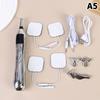 Electric Laser Acupuncture Pen Point Massage Meridian With Electrode Pad Electronic Body Head Back Neck Leg Massage Pen