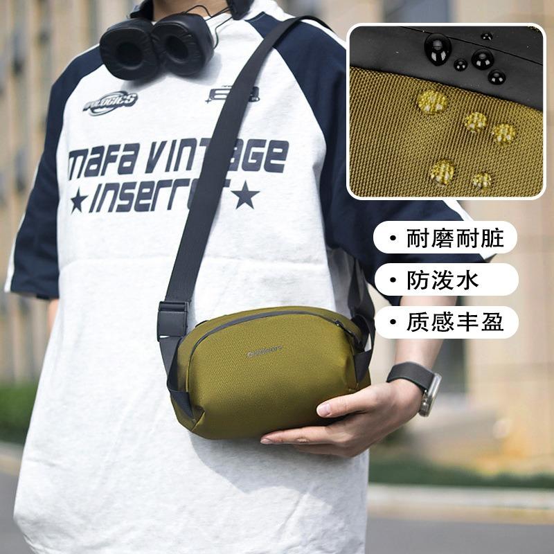 Men's and Women's Outdoor Riding Fanny Pack, Multi-functional Breast Bag, Lightweight Messenger Bag, Commuting Large-capacity Men's Bag