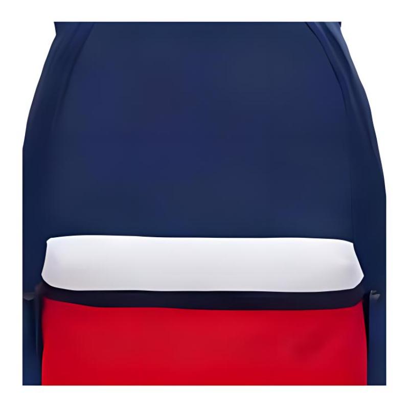 Nike Polyester Backpack Regular Unisex Blue/Red Casual