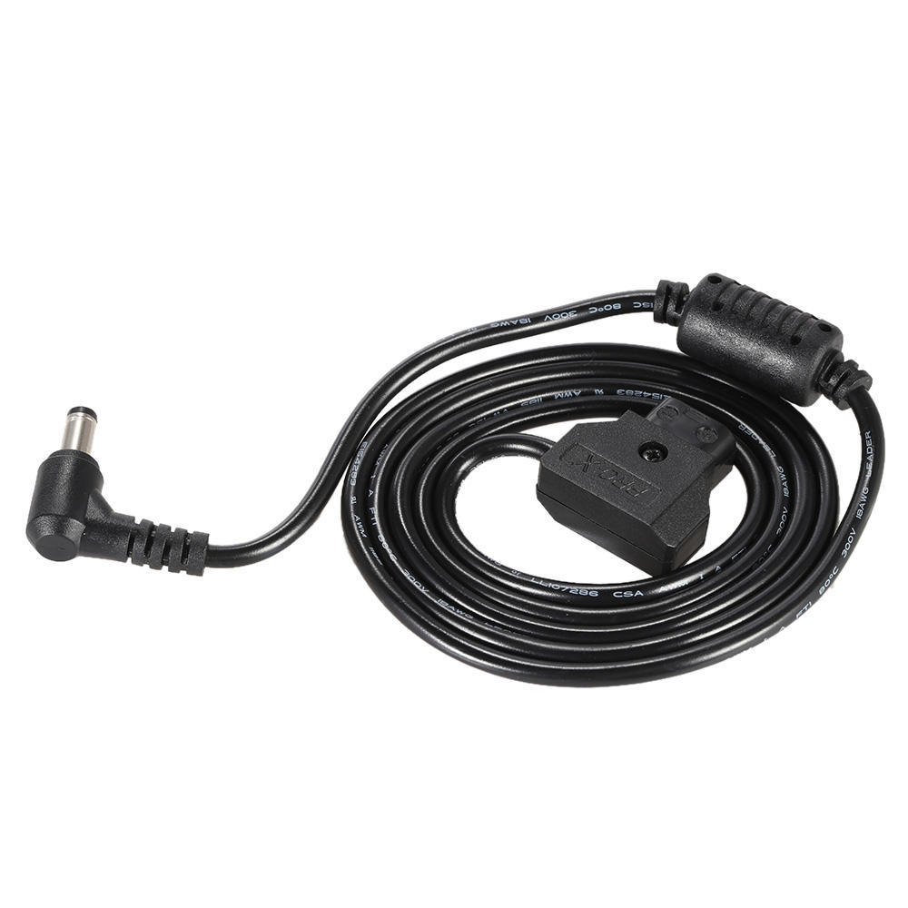 D Tap 2 Pin Male Connector to DC 5.5 * 2.5mm Plug Power Cord Cable for BMCC BMPC DSLR Rig Power Supply 113cm in Length