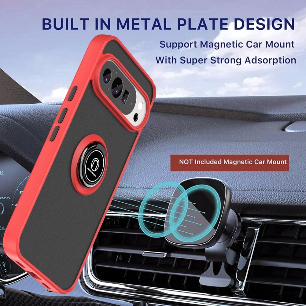 Rotatable Bracket case for Pixel 11 Pro XL 11 Pixel 10 Pro 10a 9A 9 Pro XL Google Pixel 8A 8 Pro Metal Ring Car Holder Cover