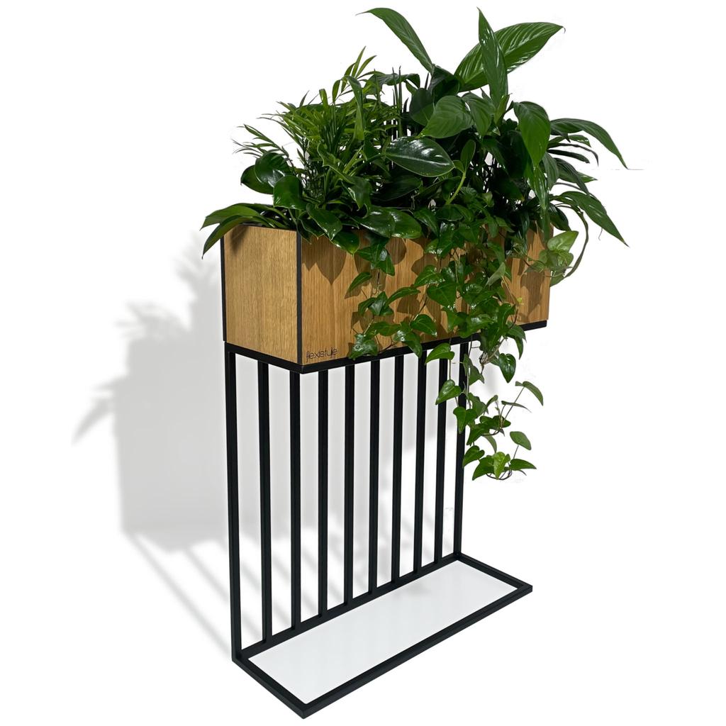 Harmonic Oak loft plant stand 62x22x80 cm