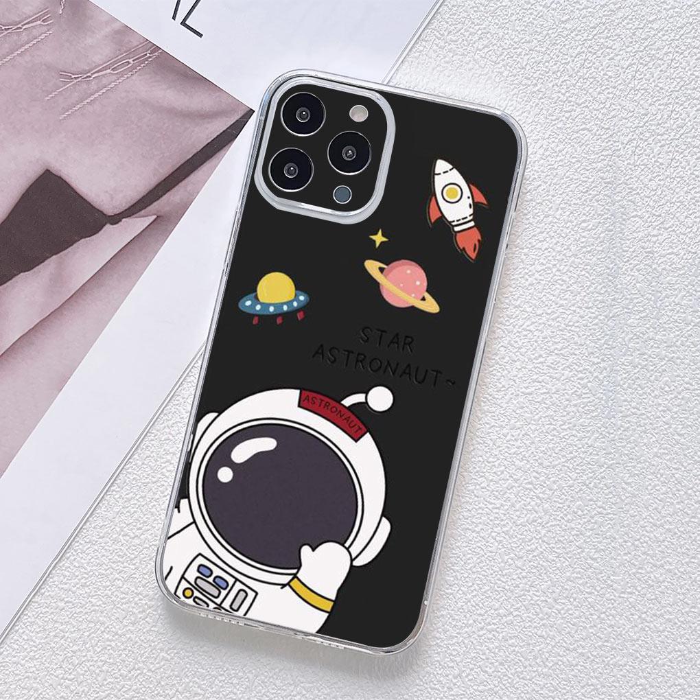 Moon Astronaut Stars Sky Universe Galaxy for Motorola Moto Edge 40 Pro 30 neo 20 Fusion Ultra G200 E22 E40 E30 E22I Phone Case