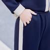 Stylish Spring & Autumn Sports Suit for Women: Age-Defying, Elegant Two-Piece Set for Middle-Aged & Elderly Moms.