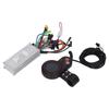 48V 60V Electric Bike Scooter Controller with Round Colorful Thumb Throttle LH100 LCD Panel for 500W Motors