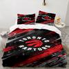 Raptors Basketball Logo Bedding Set 3pcs, High Quality Bedding Set Including 1pc Duvet Cover And 2pcs Pillowcases for Bedroom, Dormitory Gift
