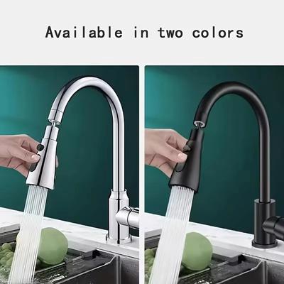 3 In1 Kitchen Pull Out Faucet Sprayer Nozzle ABS Durable Water Saving Shower Spray Head Bathroom Basin Sink Tap Replacement New