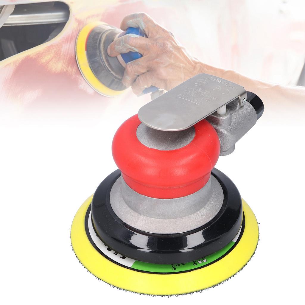 5inch Pneumatic Polishing Sander Air Sander Polisher Machine for Car Furniture KP‑6500